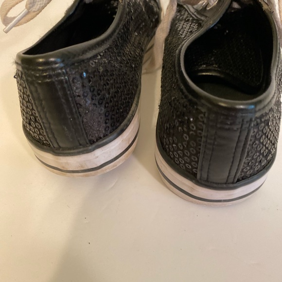 Double Platinum - Black (CHUX) glitter sneakers, Size: 6 - Picture 6 of 8